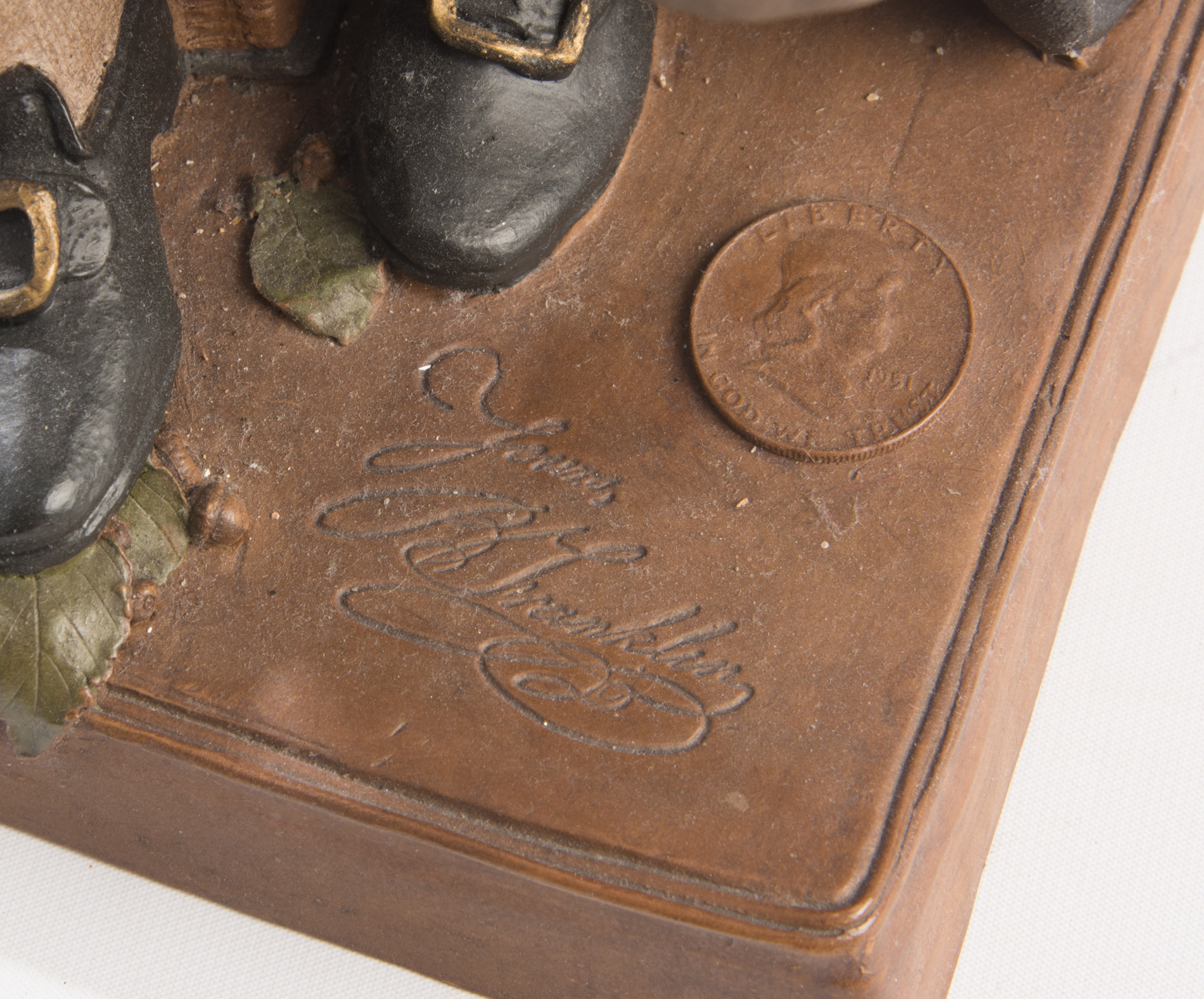 "Benjamin Franklin" Tom Clark Figurine