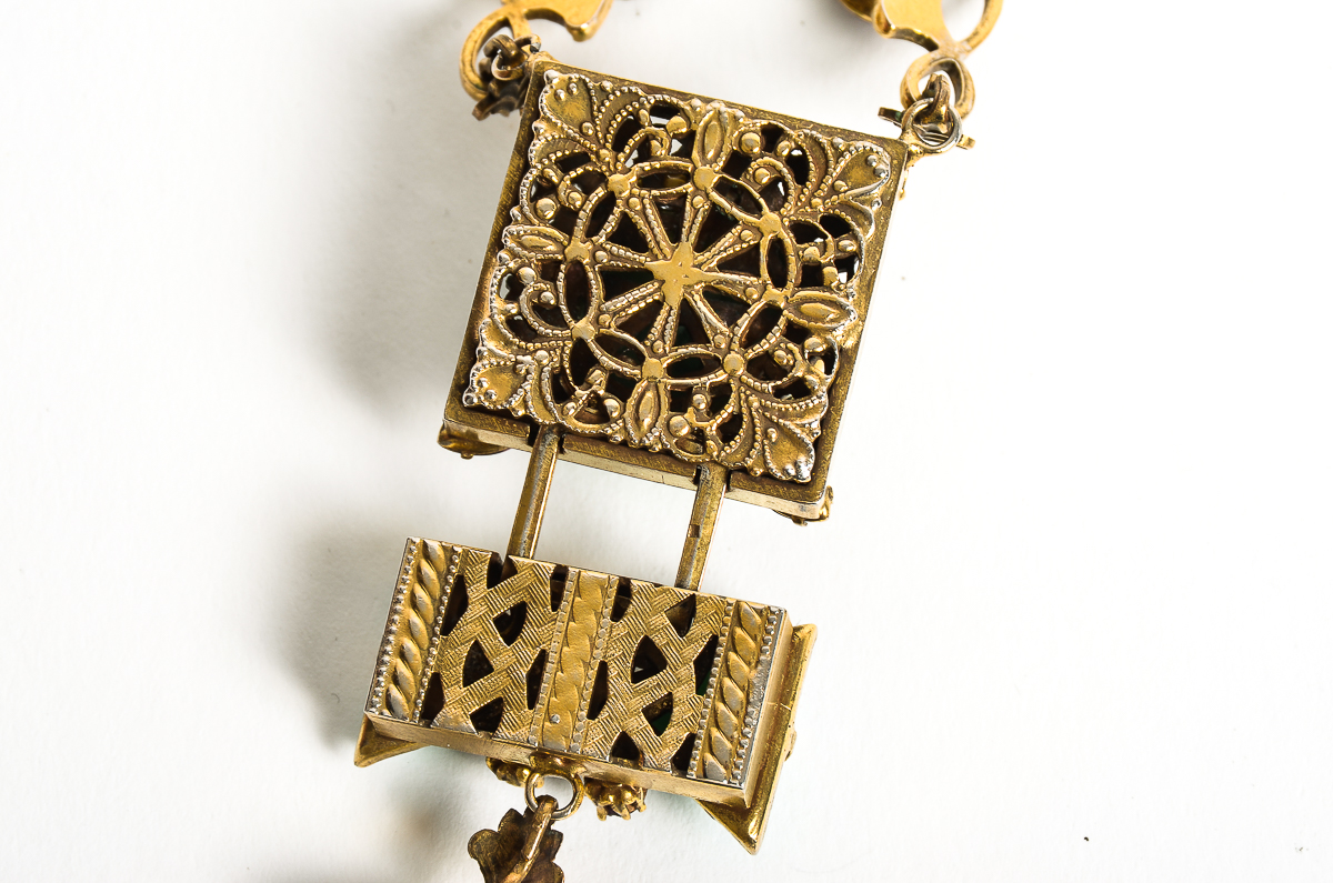 Circa 1930s Victorian Revival Lavalier German Made Parure