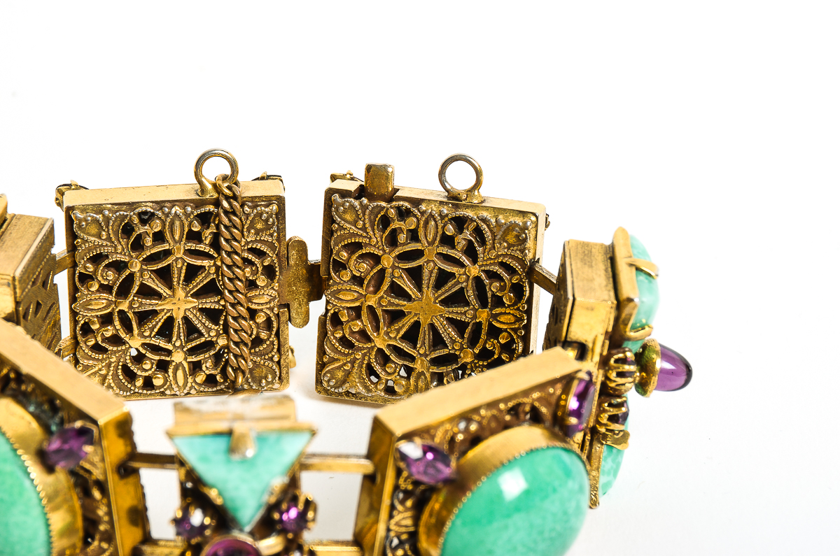 Circa 1930s Victorian Revival Lavalier German Made Parure