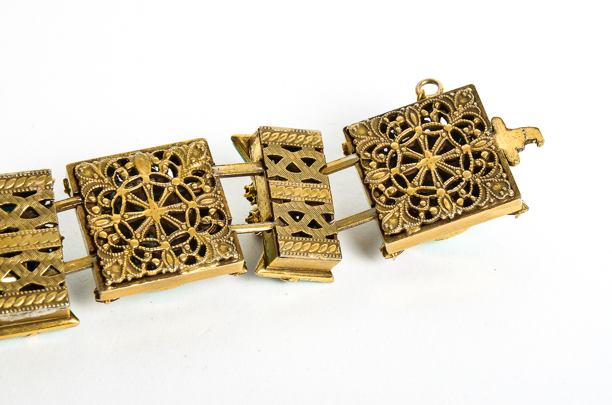 Circa 1930s Victorian Revival Lavalier German Made Parure