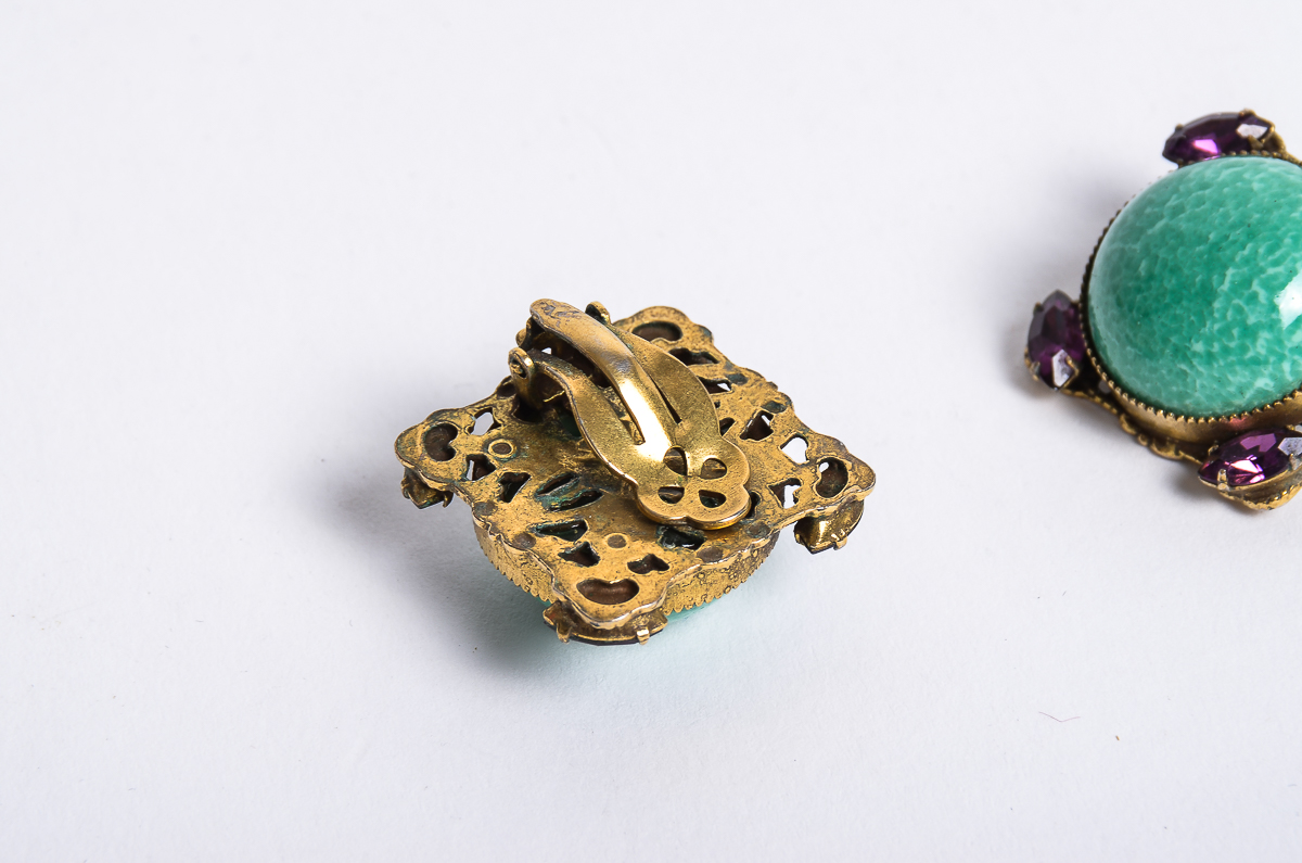 Circa 1930s Victorian Revival Lavalier German Made Parure