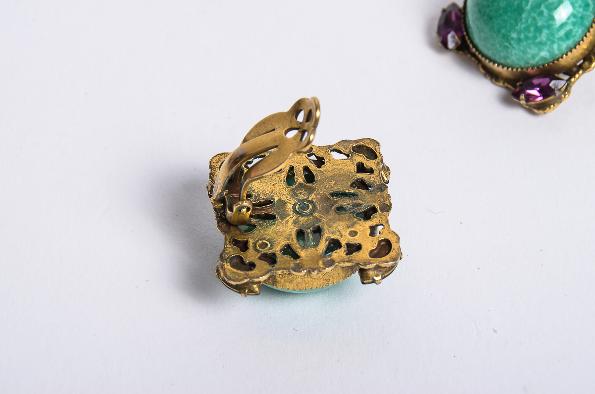 Circa 1930s Victorian Revival Lavalier German Made Parure