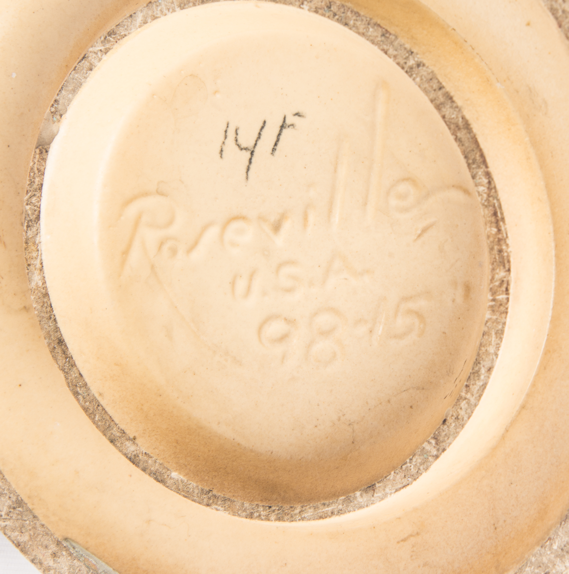 Vintage Roseville Pottery "Magnolia" Double Handled Vase