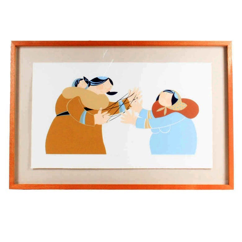 Rie Muñoz Limited Edition Lithograph "Eskimo Game"