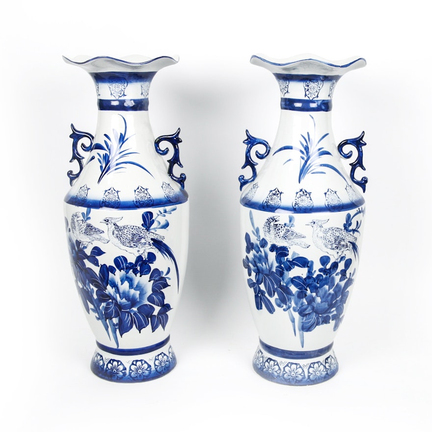 Pair of Chinese Ceramic Vases