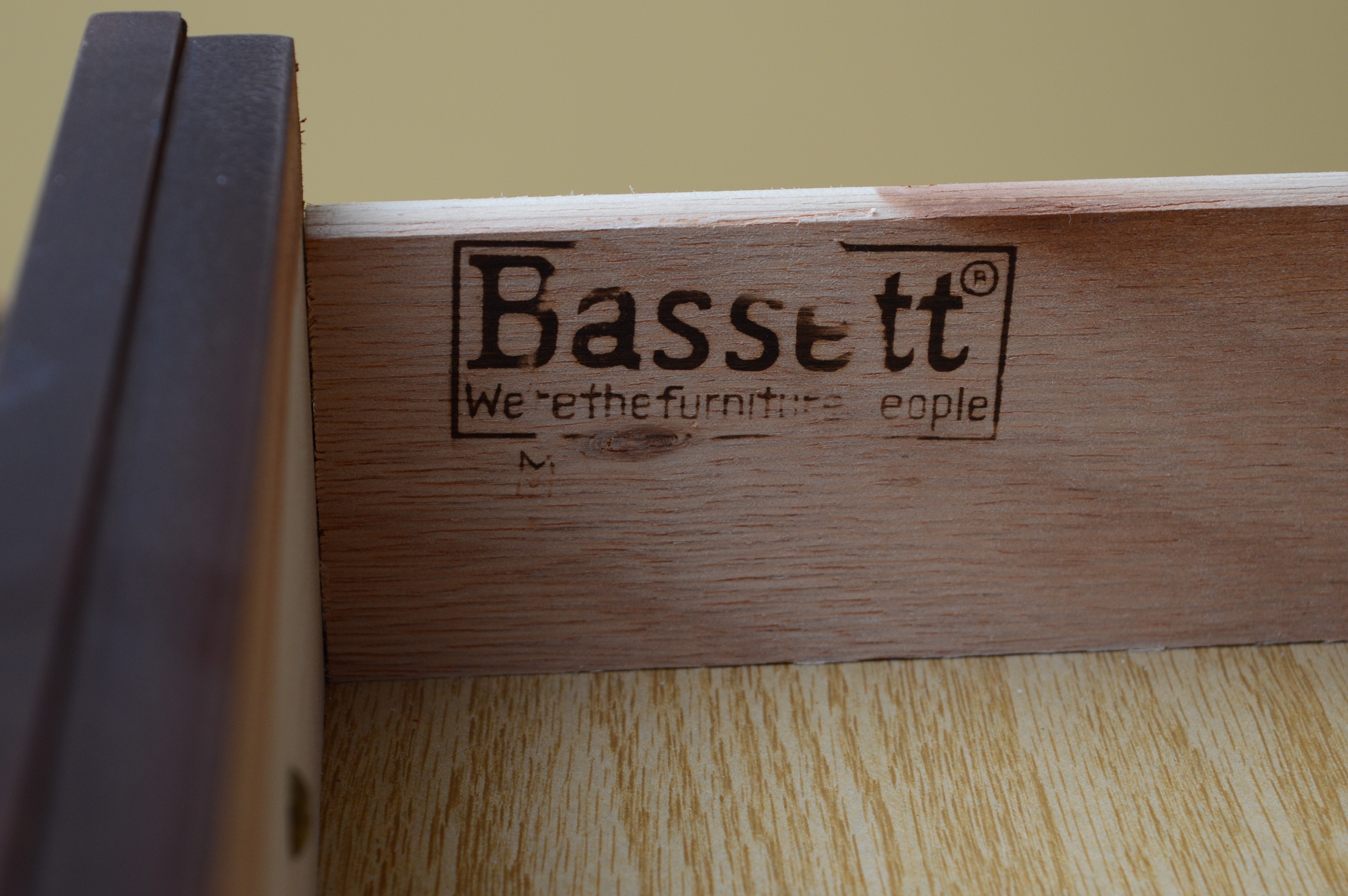 Cherry Highboy Dresser by Bassett Furniture