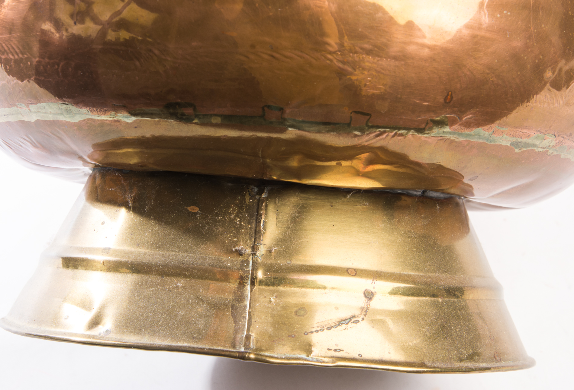 Copper and Brass Coal Scuttle