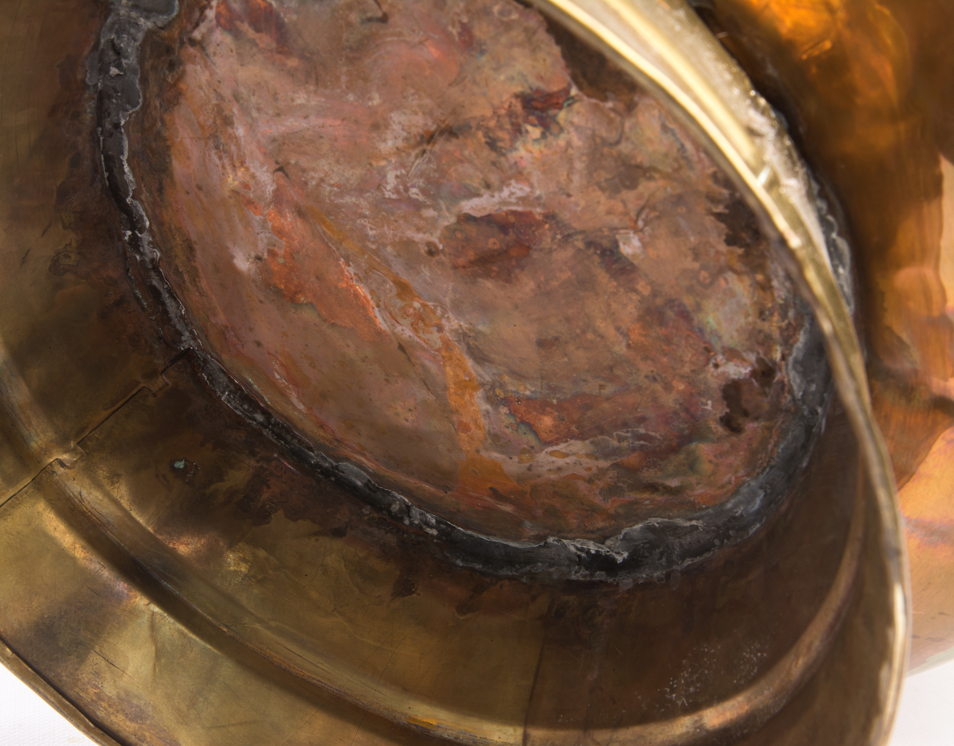 Copper and Brass Coal Scuttle