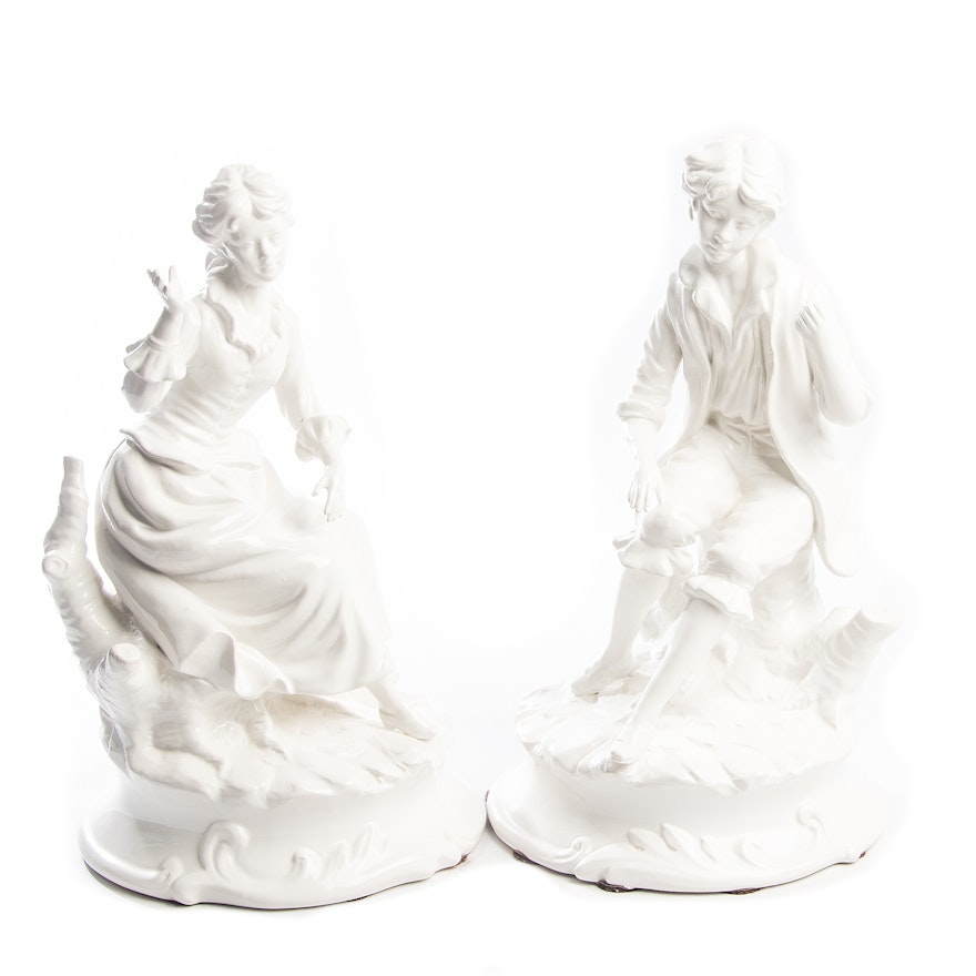 Lisi Martin Porcelain Figurines by Dolfi of Italy