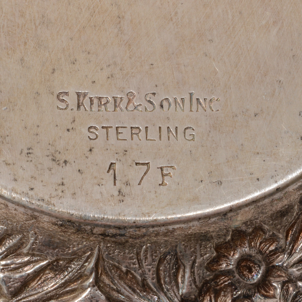 Sterling Silver Tableware Including S. Kirk & Son and Gorham