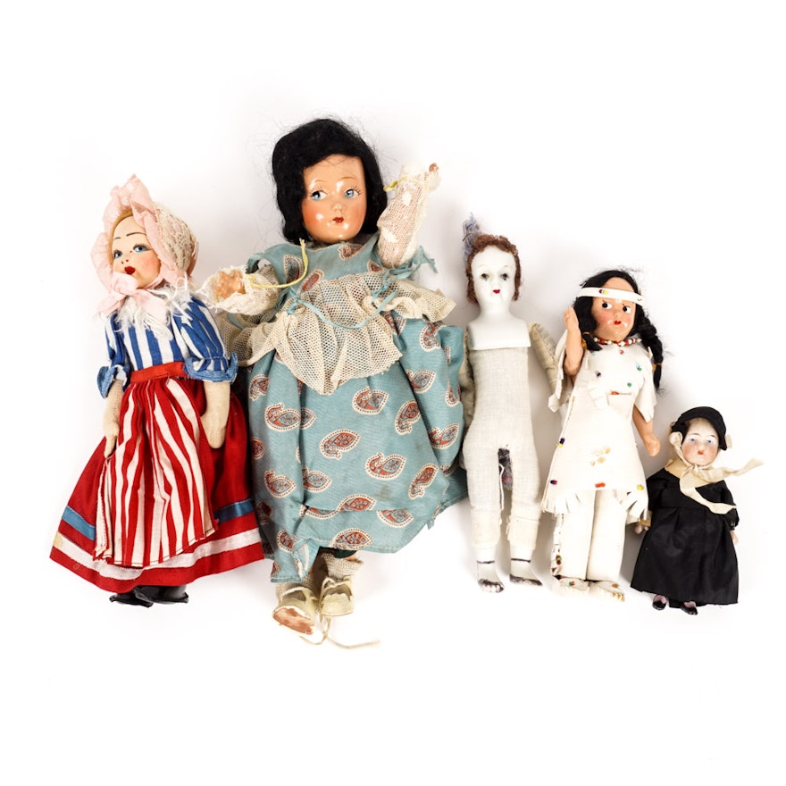 Ceramic and Composition Dolls