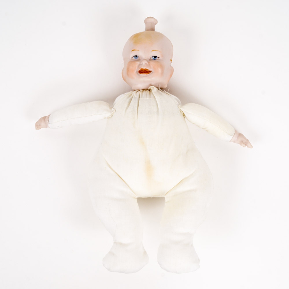 Vintage Triple Face China Head Baby Doll