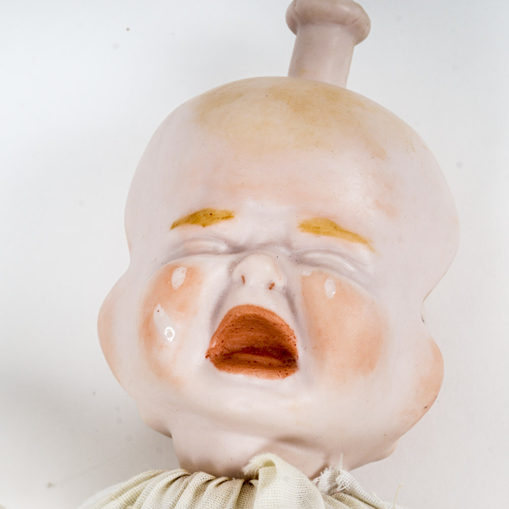 Vintage Triple Face China Head Baby Doll