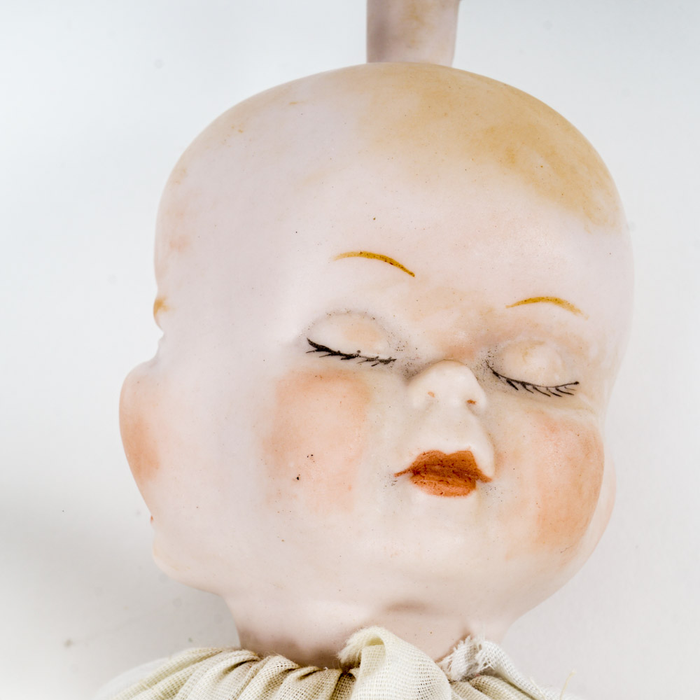 Vintage Triple Face China Head Baby Doll