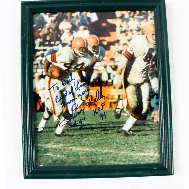 Leroy Kelly Autographed Photograph