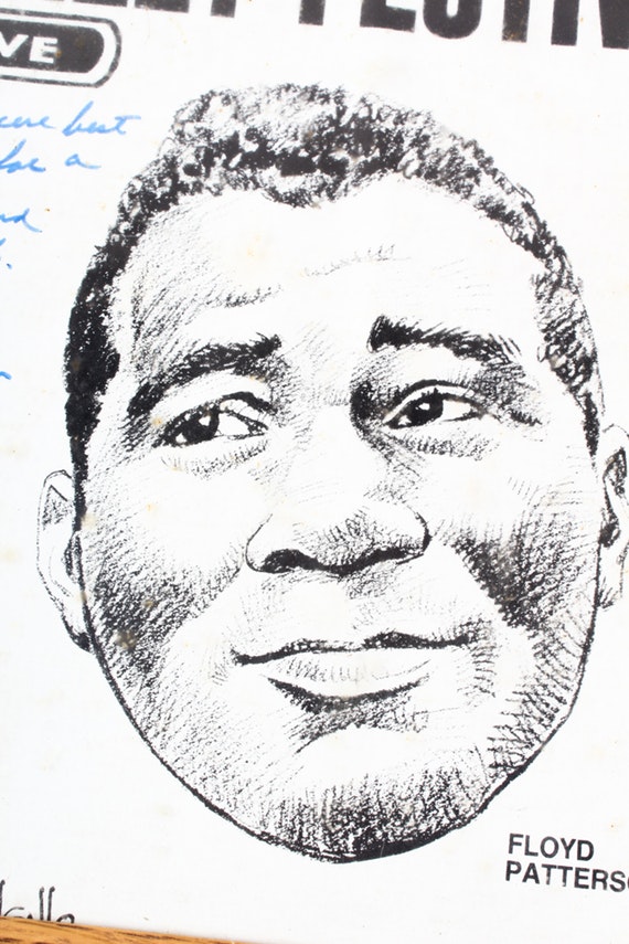 Autographed Paper by Floyd Patterson