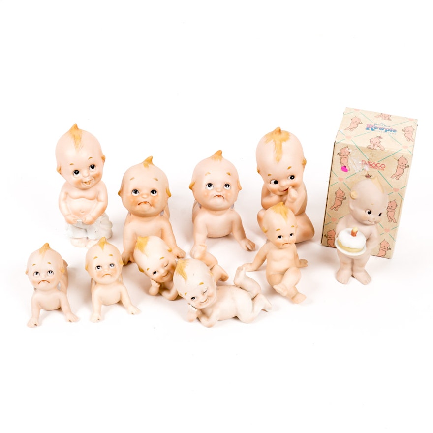 Vintage Lefton and Enesco Baby Figurines