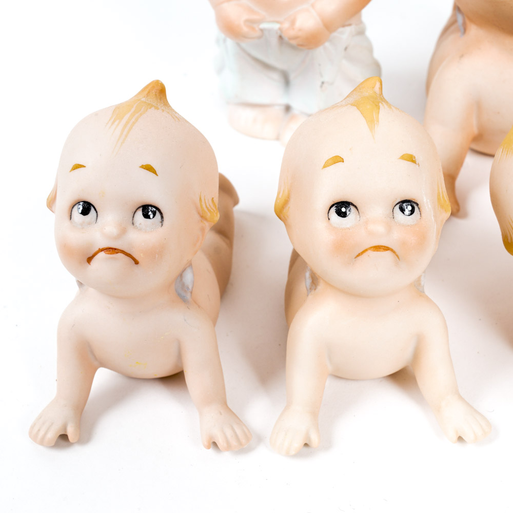Vintage Lefton and Enesco Baby Figurines