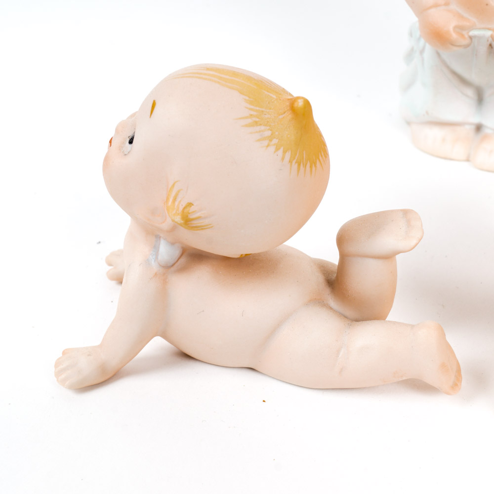 Vintage Lefton and Enesco Baby Figurines