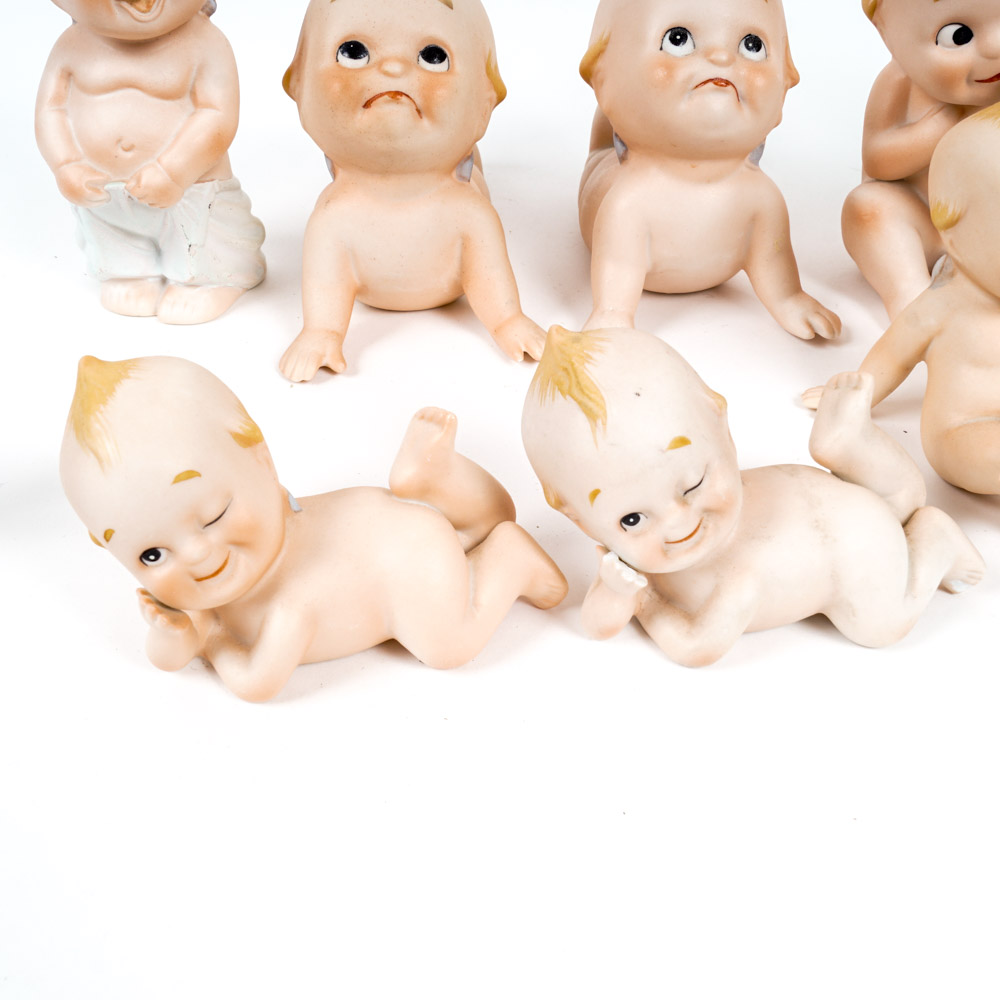 Vintage Lefton and Enesco Baby Figurines