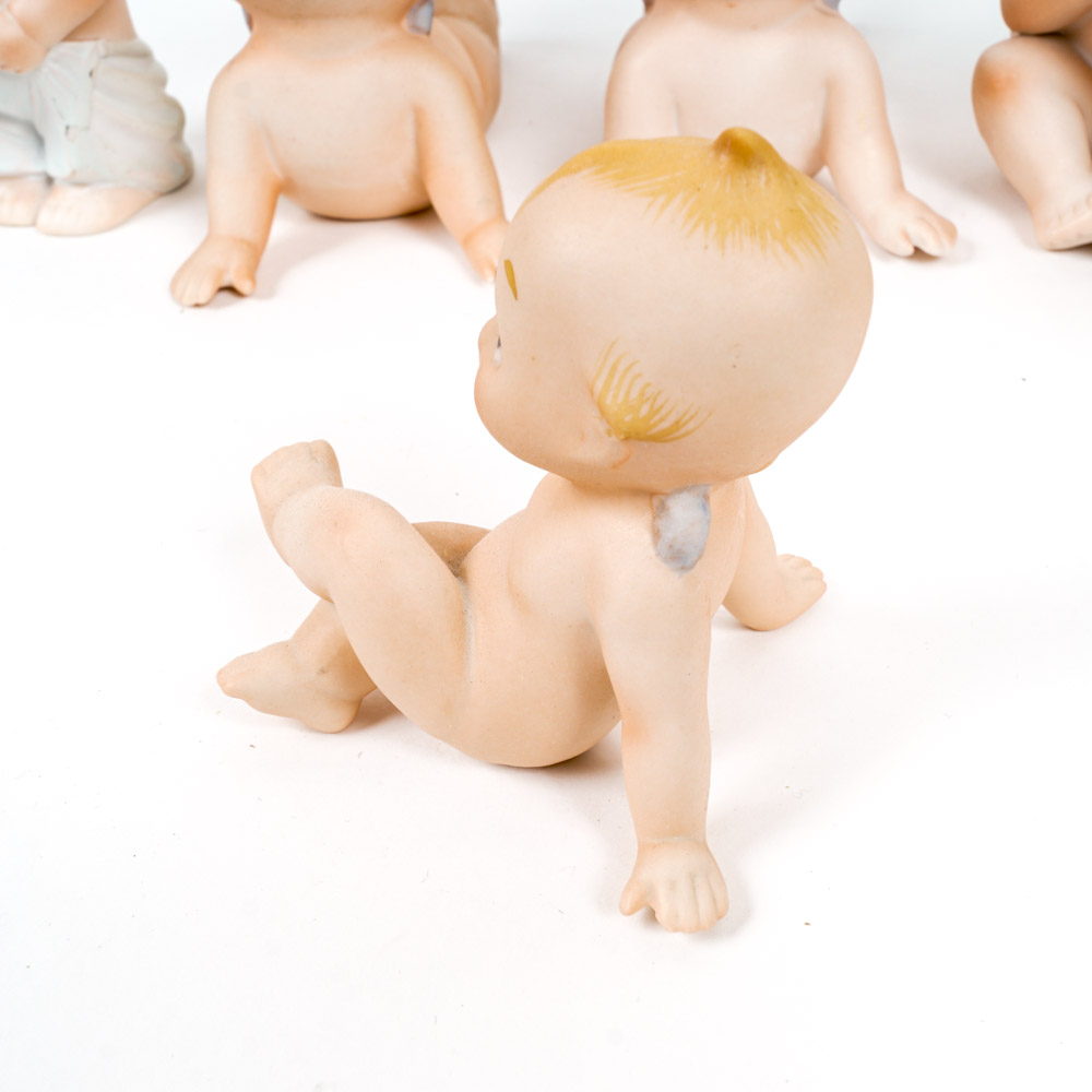 Vintage Lefton and Enesco Baby Figurines