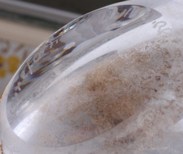 Orrefors Etched Crystal Vase