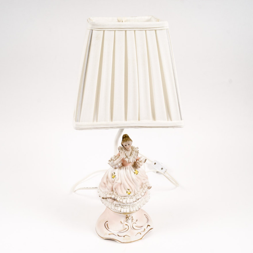 Lenwile Ardalt China Female Figural Lamp