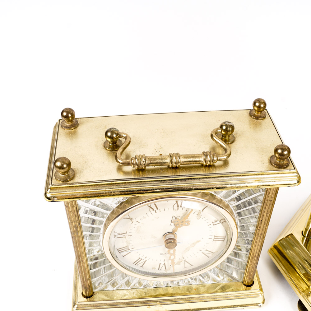 Quartz Shelf Clock Collection Including Howard Miller