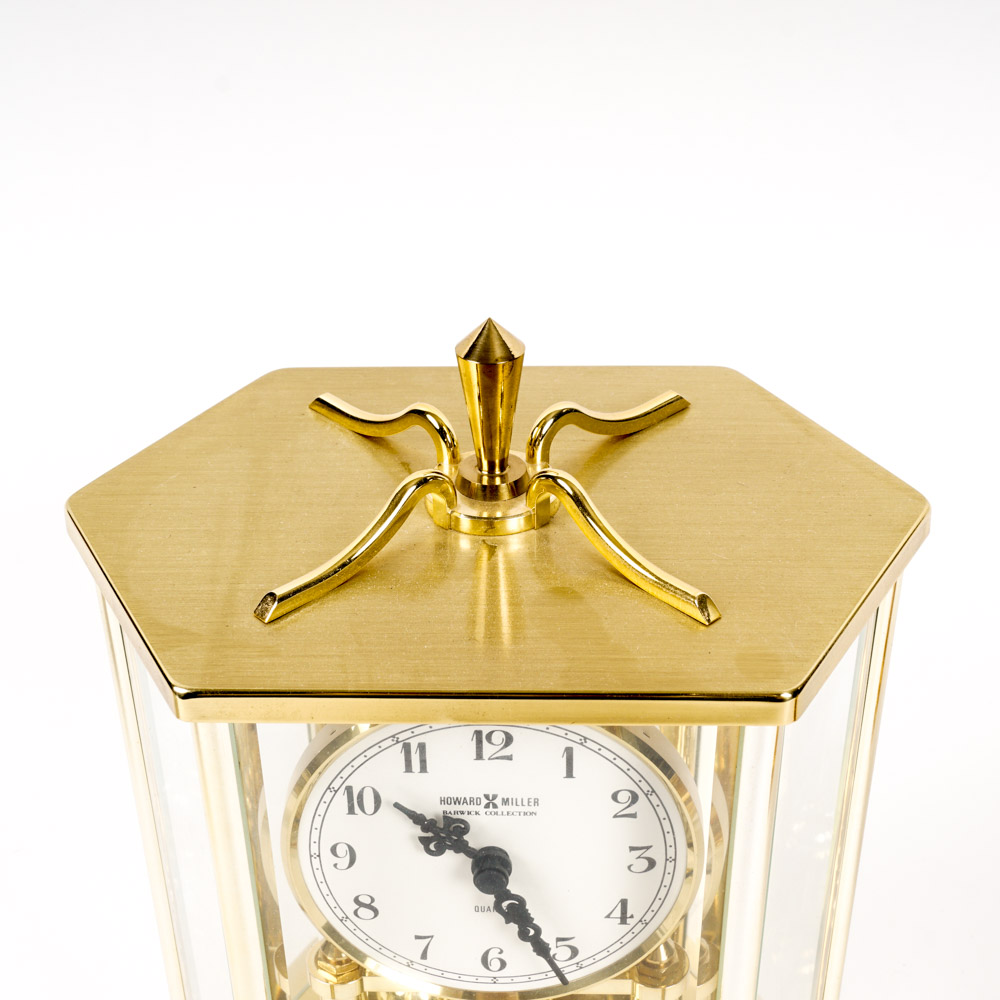 Quartz Shelf Clock Collection Including Howard Miller