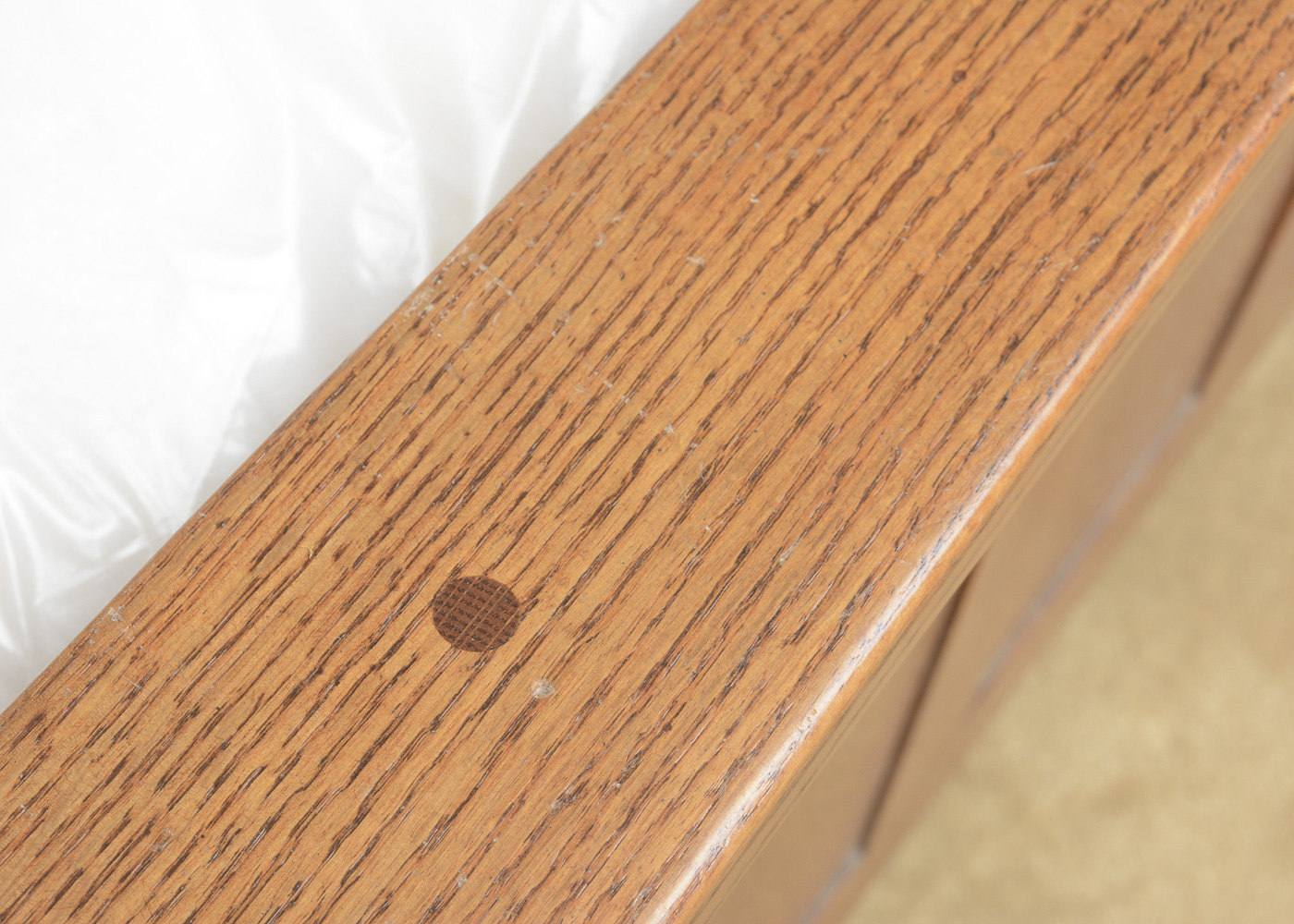 Mission Style Oak Queen Bed Frame