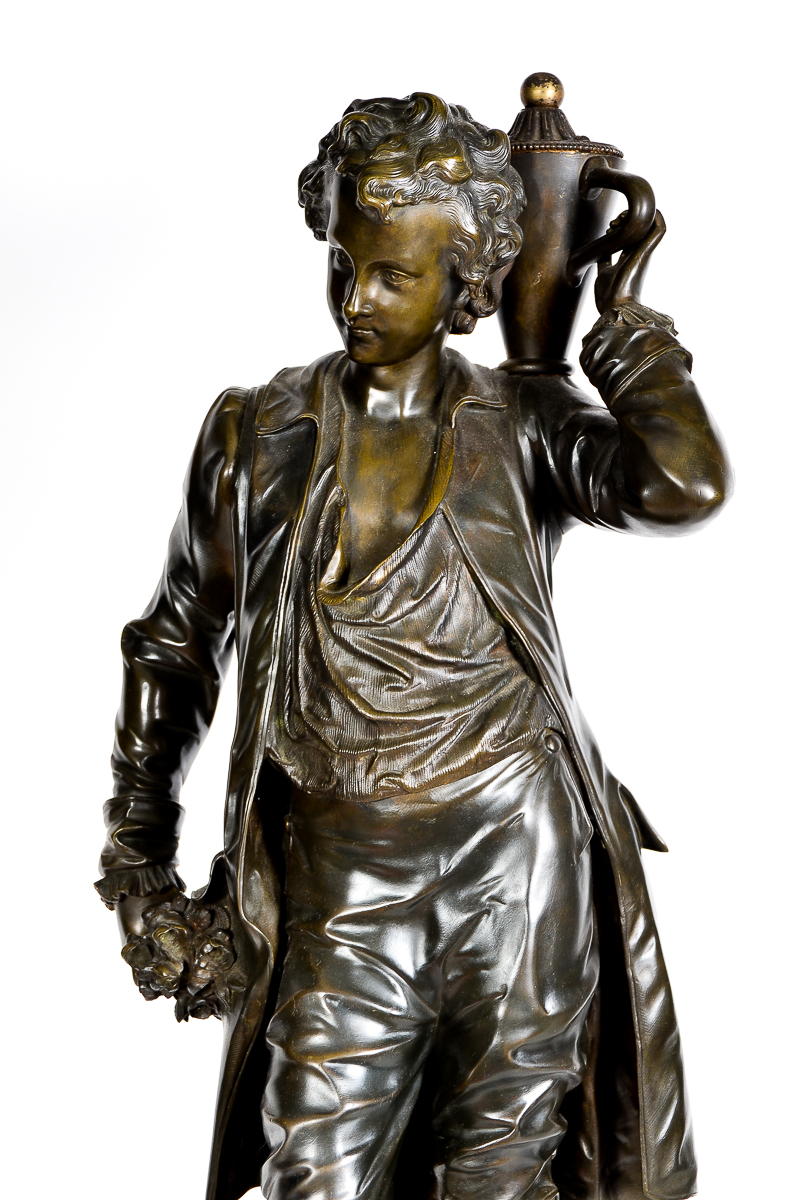 Antique French Bronze Statue