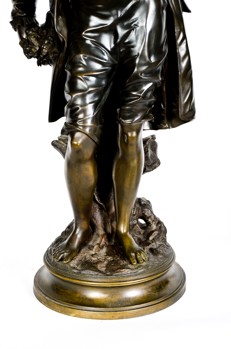 Antique French Bronze Statue