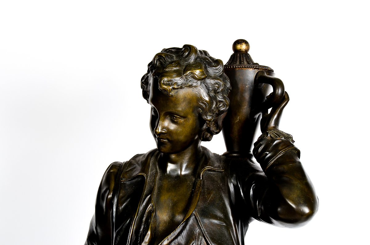 Antique French Bronze Statue