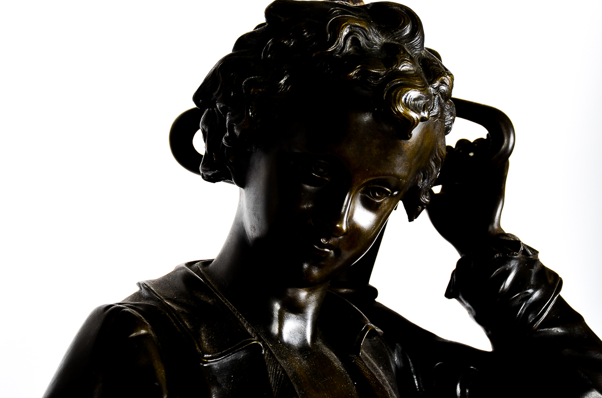 Antique French Bronze Statue