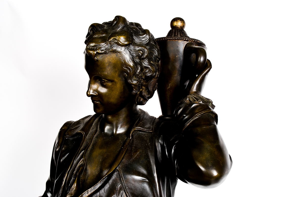 Antique French Bronze Statue