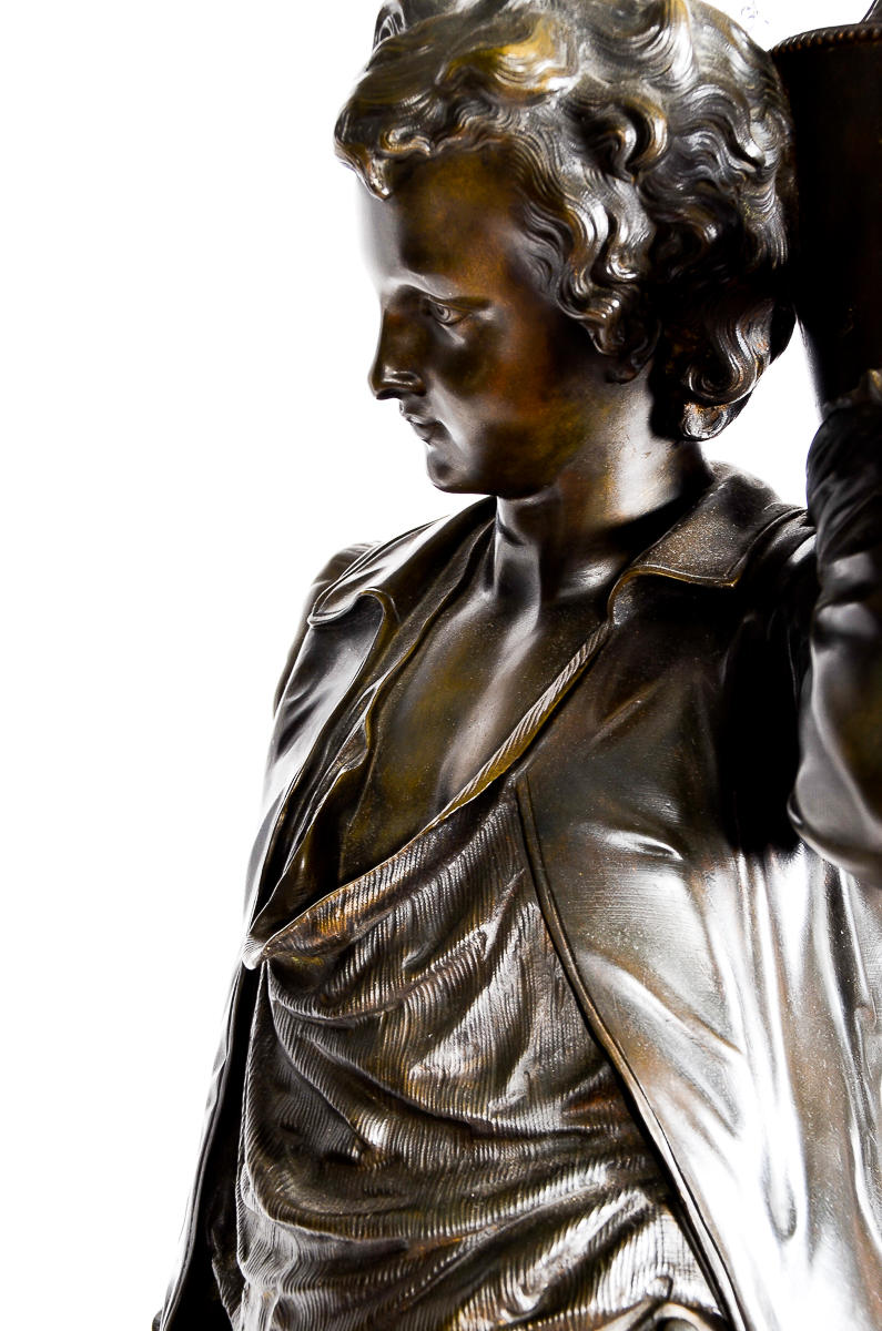 Antique French Bronze Statue