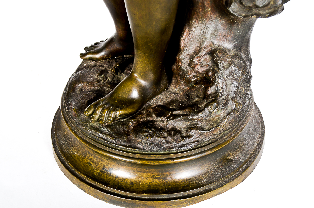 Antique French Bronze Statue