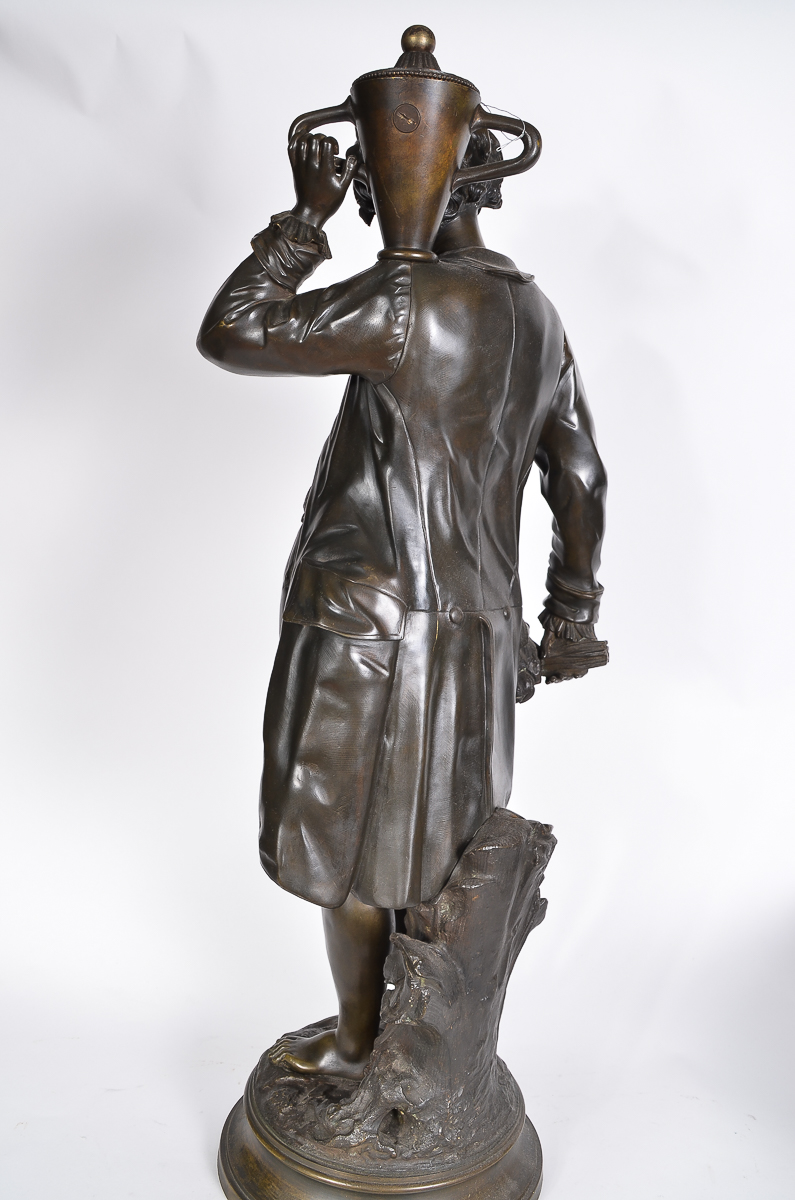 Antique French Bronze Statue