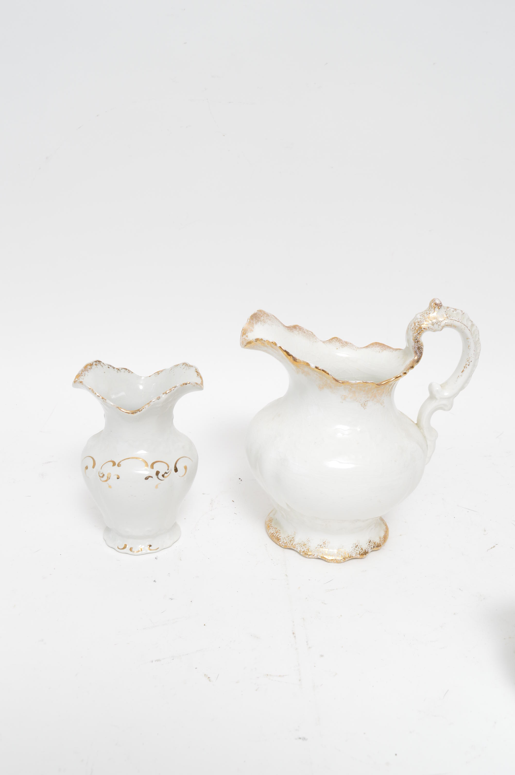 Vintage Mellor & Co. Stoneware Basin Set With Assorted Stoneware