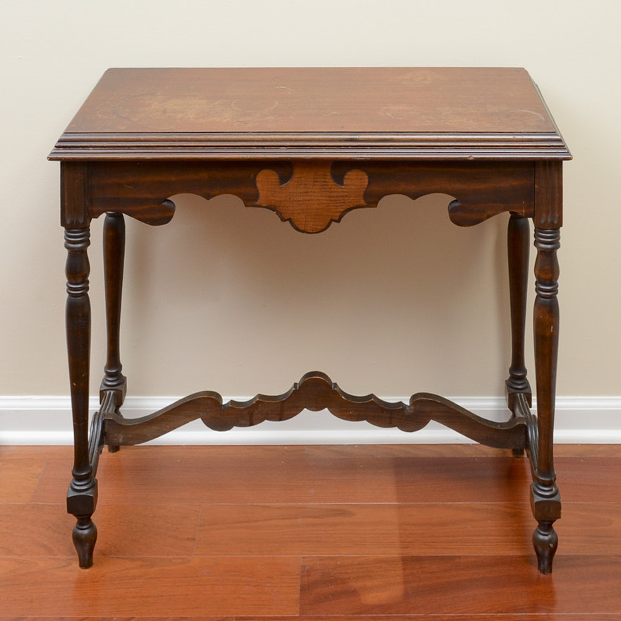 Antique Mahogany Entry Table