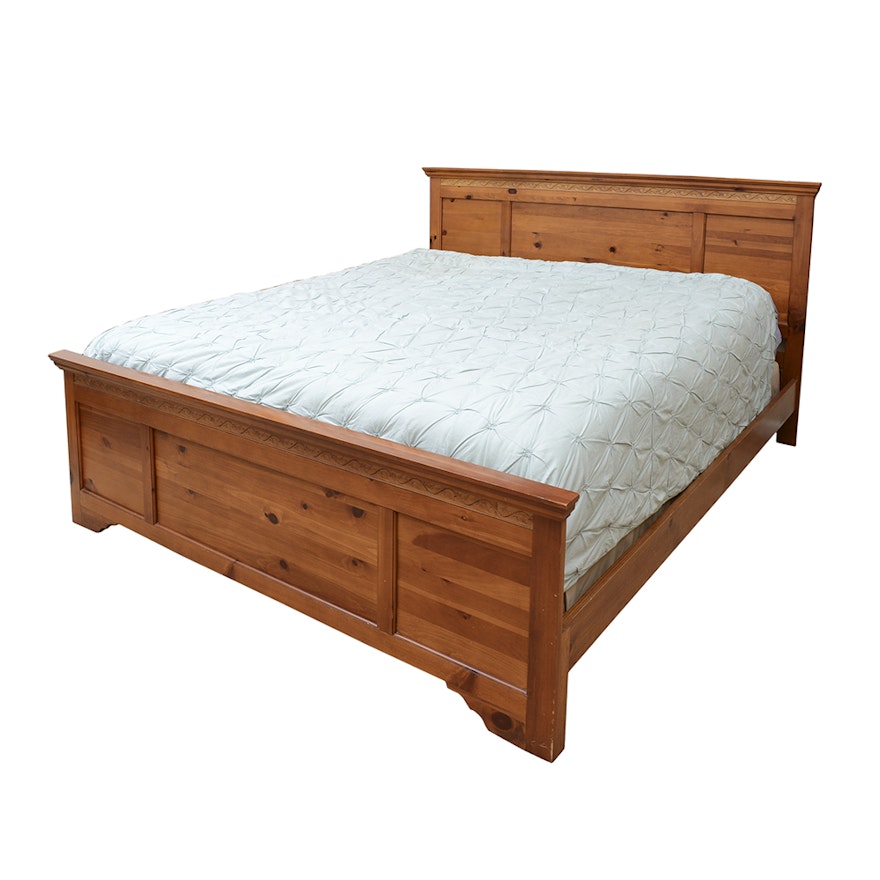 King Size Pine Bed