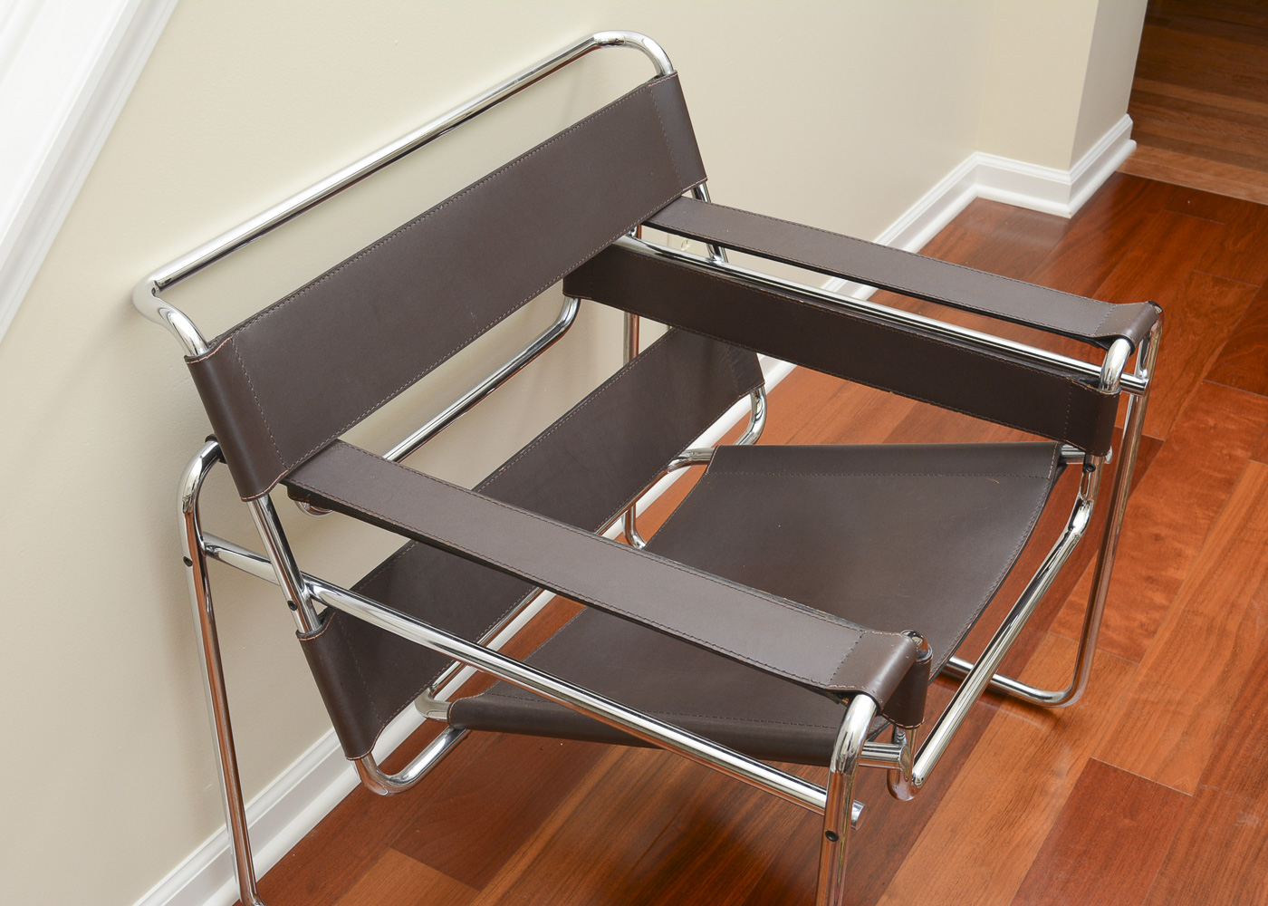 Pair of Modern "Wassily" Style Armchairs