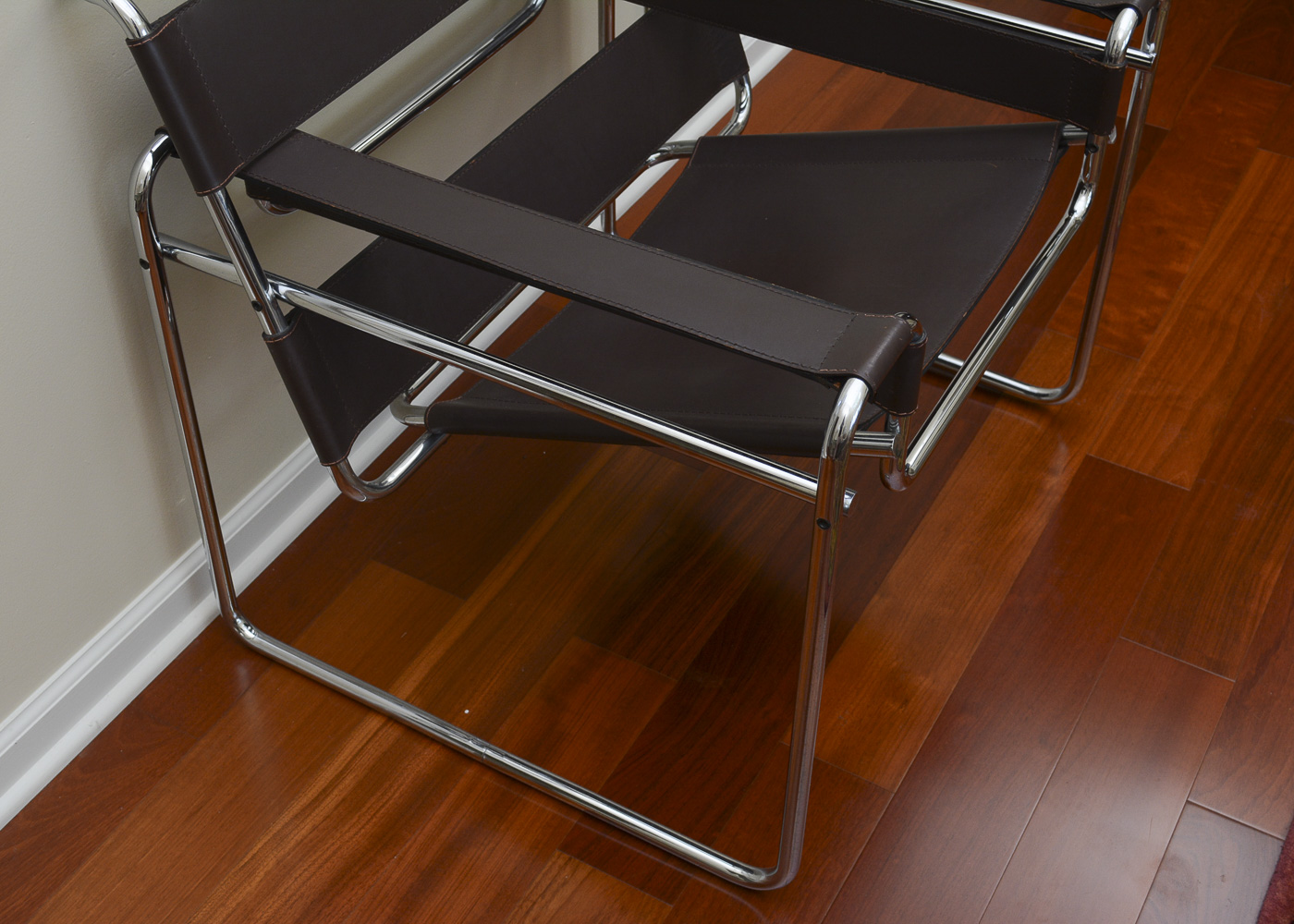 Pair of Modern "Wassily" Style Armchairs