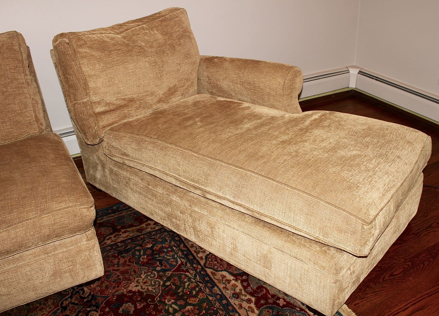 Arhaus Camden Four-Piece Sectional Sofa with Chaise Lounger