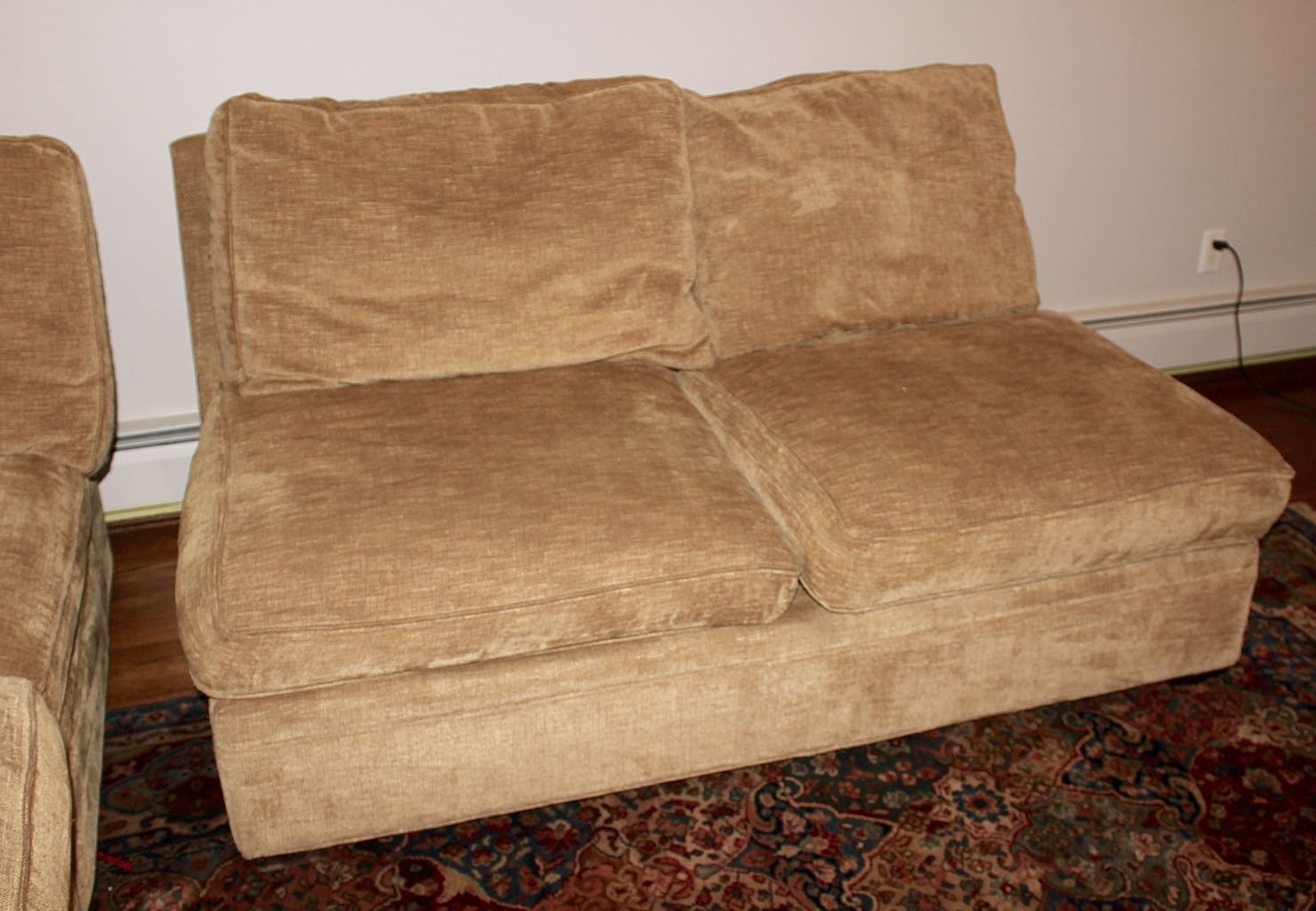 Arhaus Camden Four-Piece Sectional Sofa with Chaise Lounger