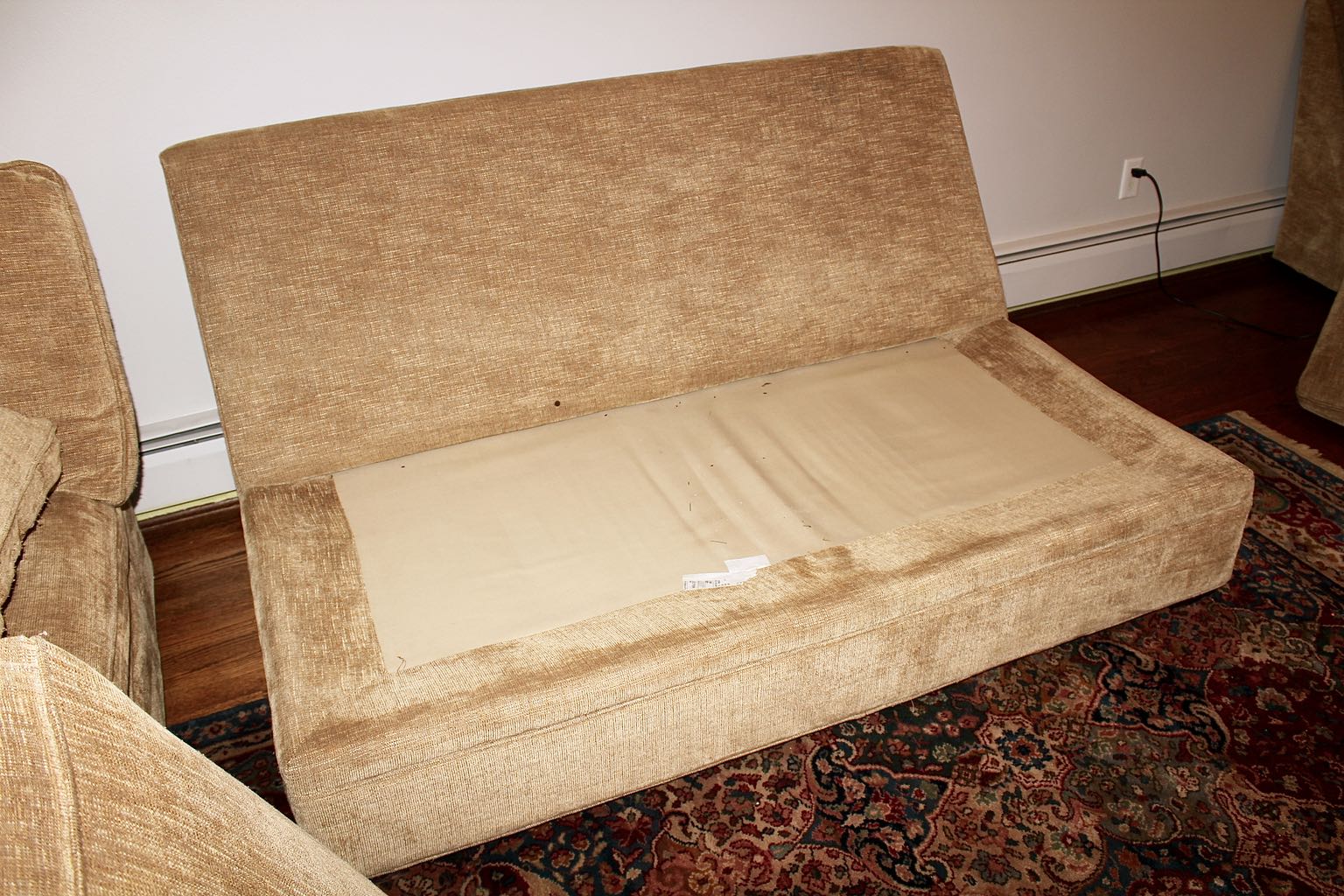 Arhaus Camden Four-Piece Sectional Sofa with Chaise Lounger