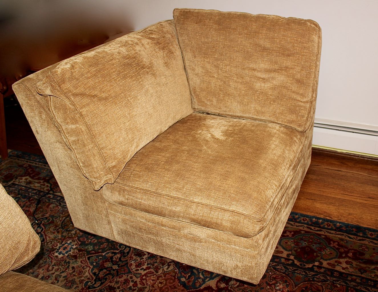 Arhaus Camden Four-Piece Sectional Sofa with Chaise Lounger