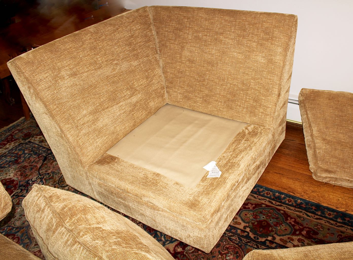 Arhaus Camden Four-Piece Sectional Sofa with Chaise Lounger