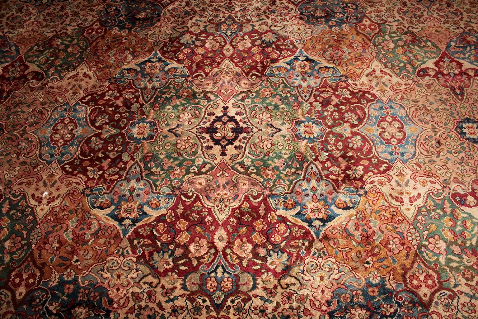 Karastan Samovar Teawash "Kirman Panel" Wool Area Rug