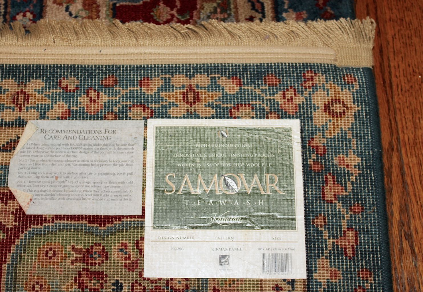 Karastan Samovar Teawash "Kirman Panel" Wool Area Rug